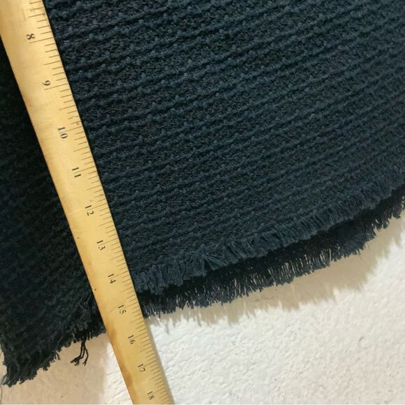 REBECCA TAYLOR, Black Boucle Tweed and Leather Mini Skirt, Size 6 - Picture 8 of 9